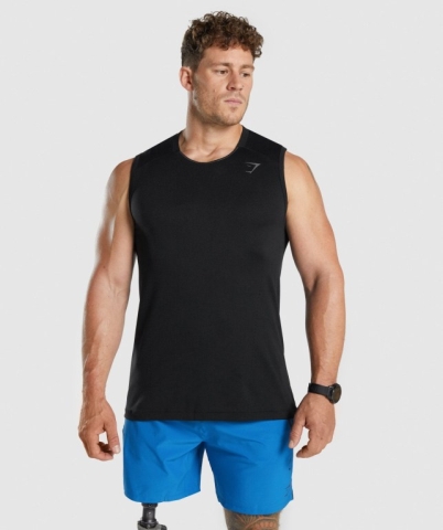 Gymshark Apex Seamless Atlet Erkek Siyah | 347-WJGKIC