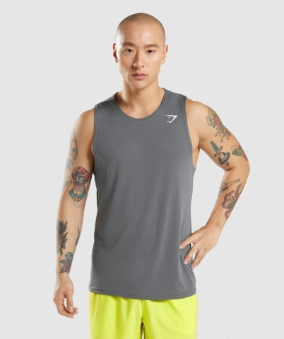 Gymshark Arrival Atlet Erkek Gri | 938-YTHIBX