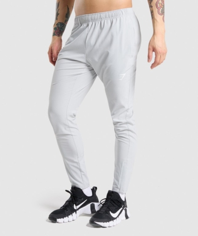 Gymshark Arrival Woven Jogger Pantolon Erkek Açık Gri | 316-ZXAKOU