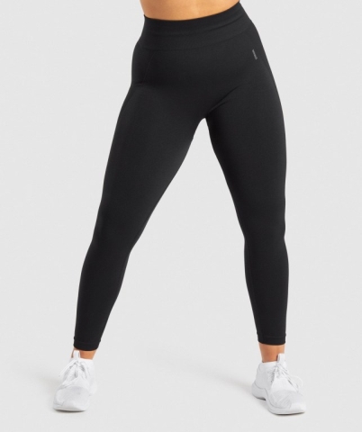 Gymshark Flex High Waisted Tayt Kadın Siyah Gri | 253-OLSNVH