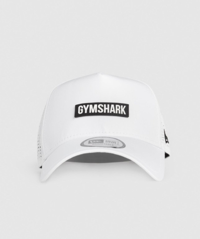 Gymshark New Era E-Frame Trucker Saç Bandı Kadın Beyaz | 764-GSVKLJ