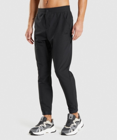 Gymshark Retake Woven Jogger Pantolon Erkek Siyah | 310-YZPRSC