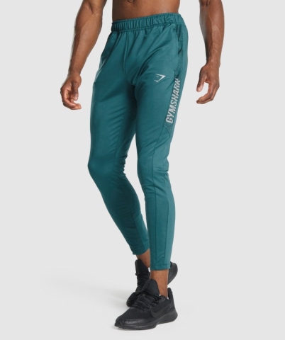 Gymshark Spor Jogger Pantolon Erkek Turkuaz | 072-WARZIF