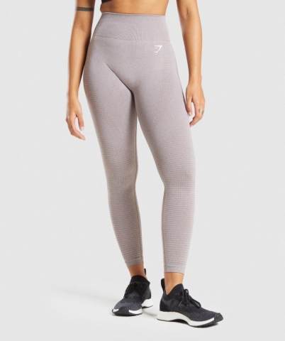 Gymshark Vital Seamless 2.0 High Waisted Tayt Kadın Gri Kahverengi | 912-PVECLF