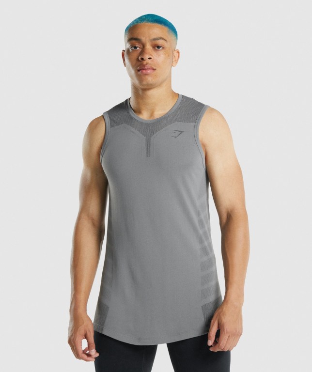 Gymshark 315 Atlet Erkek Gri | 148-DJBMRV