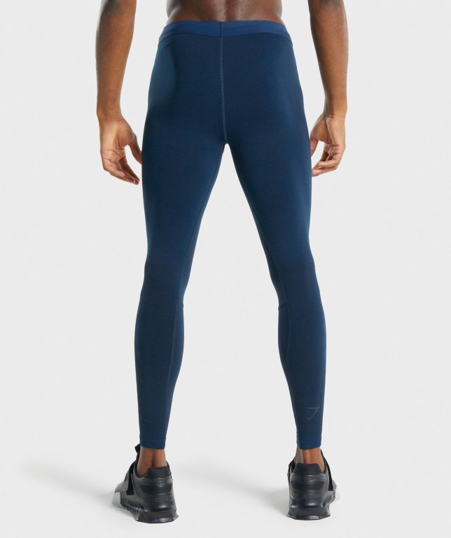 Gymshark 315 Tights Jogger Pantolon Erkek Lacivert | 053-ZQWBXA