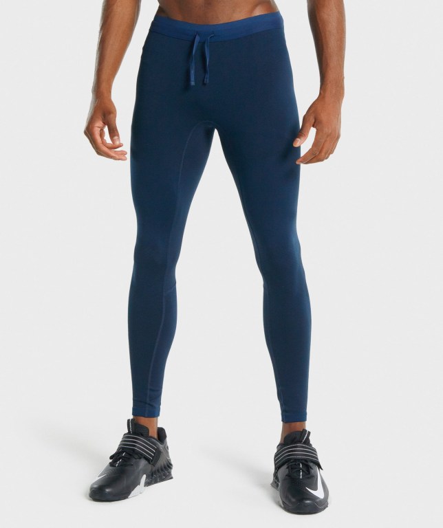 Gymshark 315 Tights Jogger Pantolon Erkek Lacivert | 053-ZQWBXA