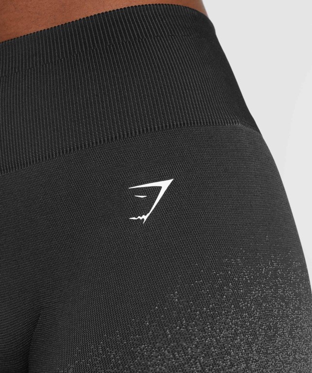 Gymshark Adapt Ombre Seamless Cycling Şort Kadın Siyah Gri | 273-GTLBKI