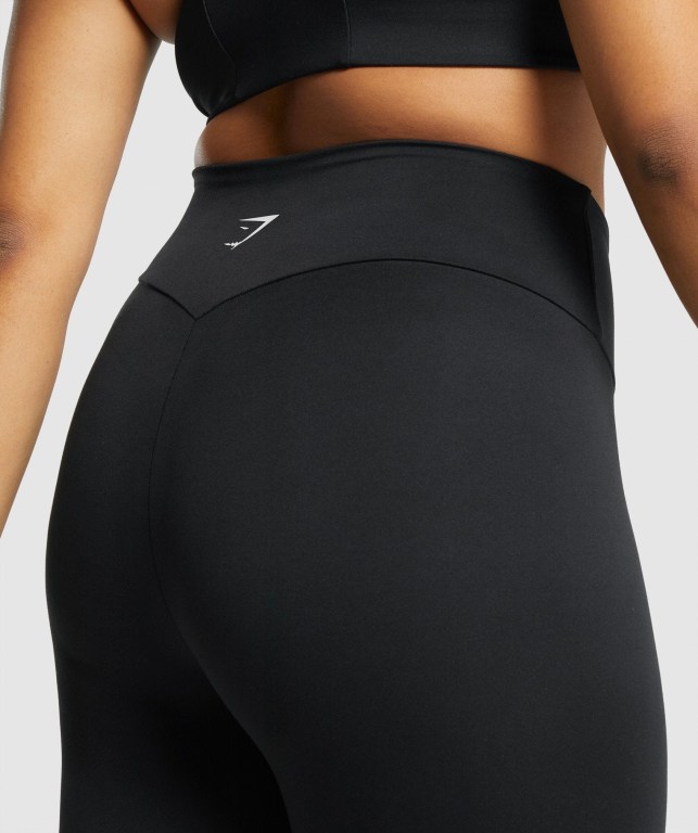 Gymshark Antrenman 7/8 High Waisted Tayt Kadın Siyah | 314-BEISLQ