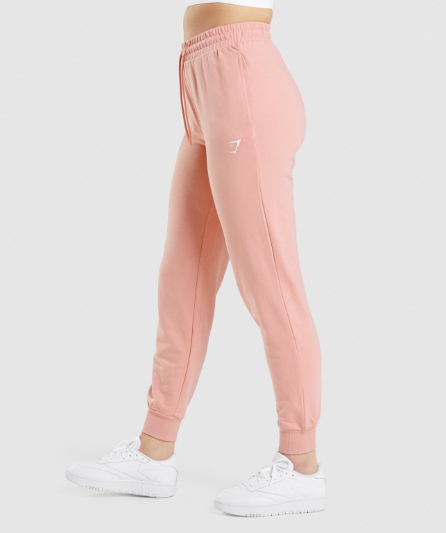 Gymshark Antrenman Jogger Pantolon Kadın Pembe | 410-MUEIFT