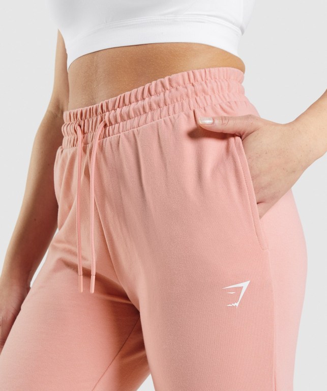 Gymshark Antrenman Jogger Pantolon Kadın Pembe | 410-MUEIFT