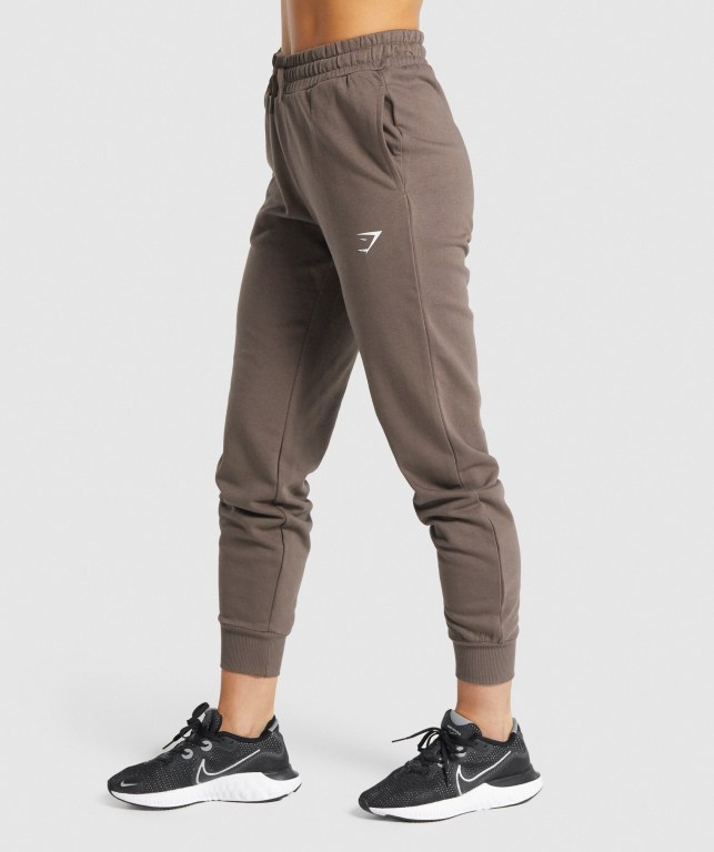 Gymshark Antrenman Jogger Pantolon Kadın Kahverengi | 967-KXVCGW