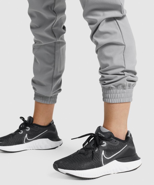 Gymshark Antrenman Woven Jogger Pantolon Kadın Gri | 802-MJACYE