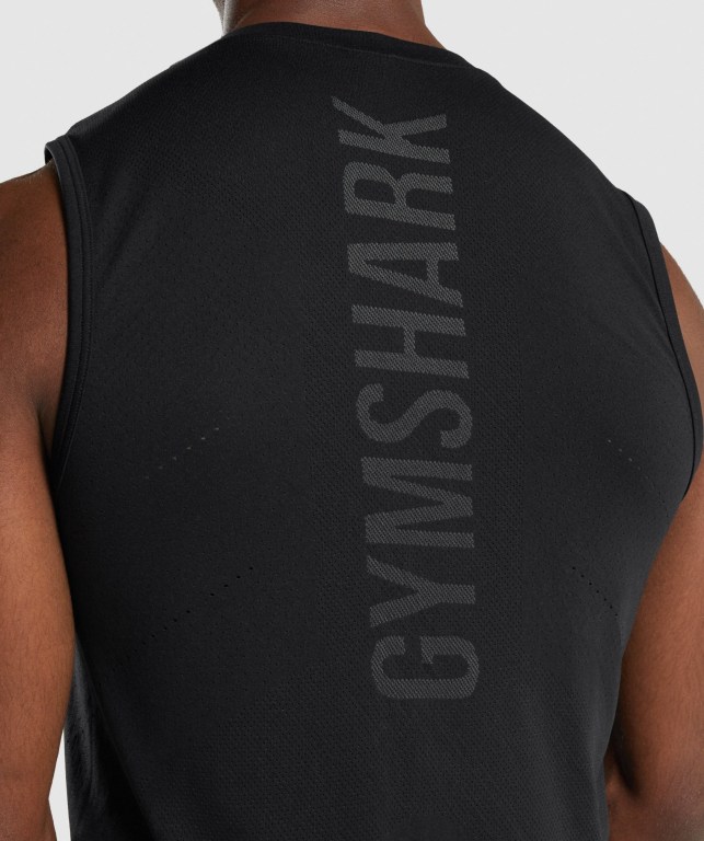 Gymshark Apex Atlet Erkek Siyah | 312-WLYBUZ