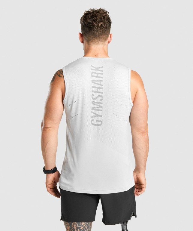 Gymshark Apex Seamless Atlet Erkek Açık Gri | 197-OMLGSB