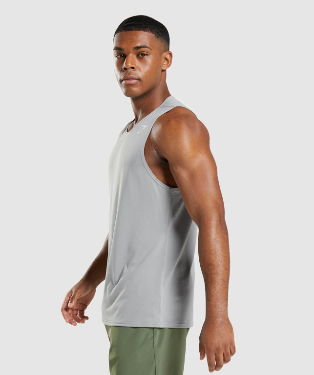 Gymshark Arrival Atlet Erkek Gri | 137-IDPCVK