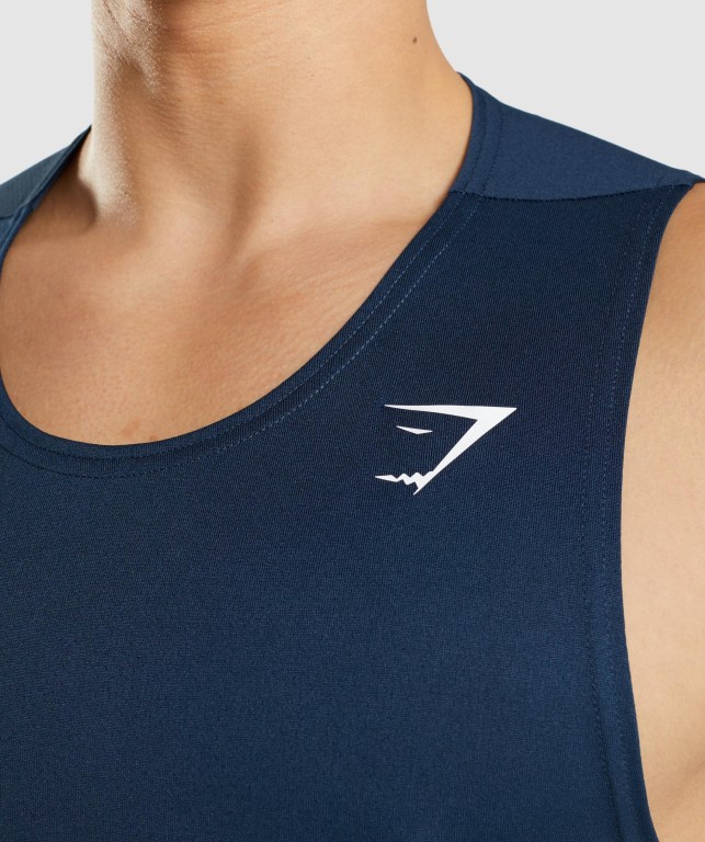 Gymshark Arrival Atlet Erkek Lacivert | 157-GBOYLX