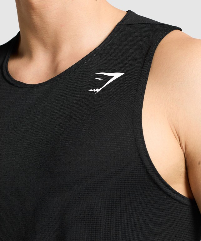 Gymshark Arrival Atlet Erkek Siyah | 927-ZOPRWL