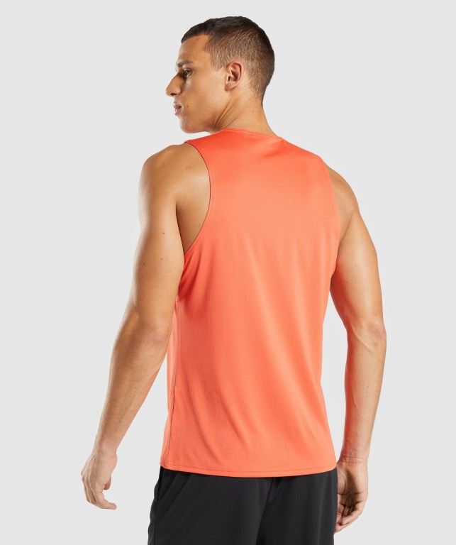 Gymshark Arrival Atlet Erkek Turuncu | 297-UOKTZP