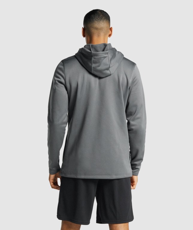 Gymshark Arrival Kapüşonlu Sweatshirt Erkek Gri | 189-MSHYUC