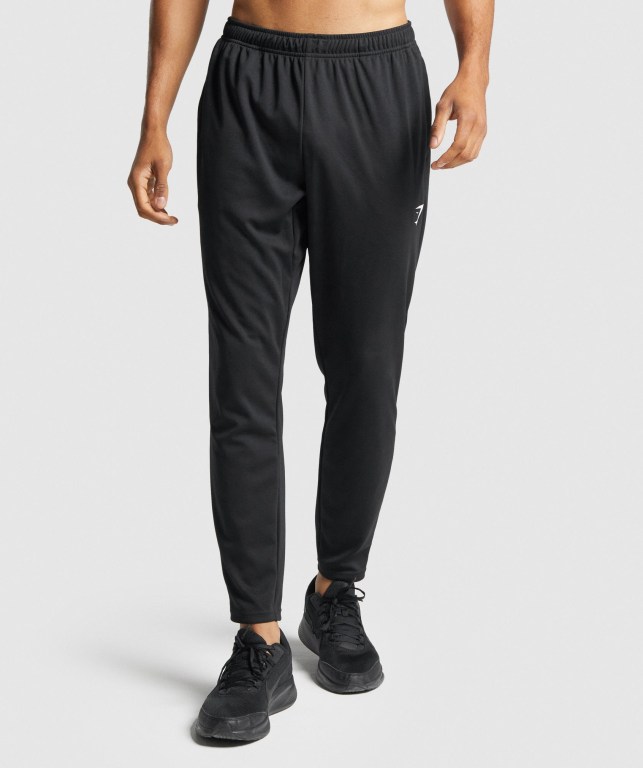 Gymshark Arrival Knit Jogger Pantolon Erkek Siyah | 309-EWJNGY