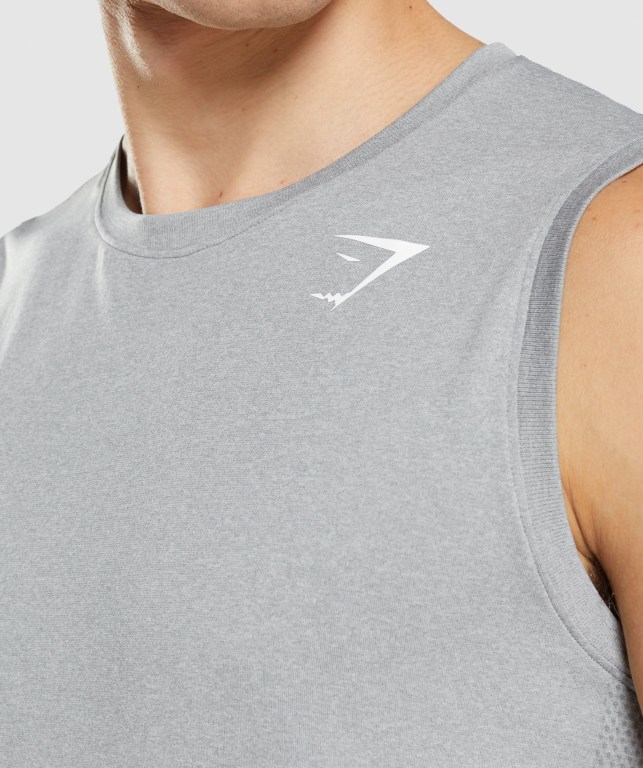 Gymshark Arrival Seamless Atlet Erkek Gri | 830-NAIDBQ