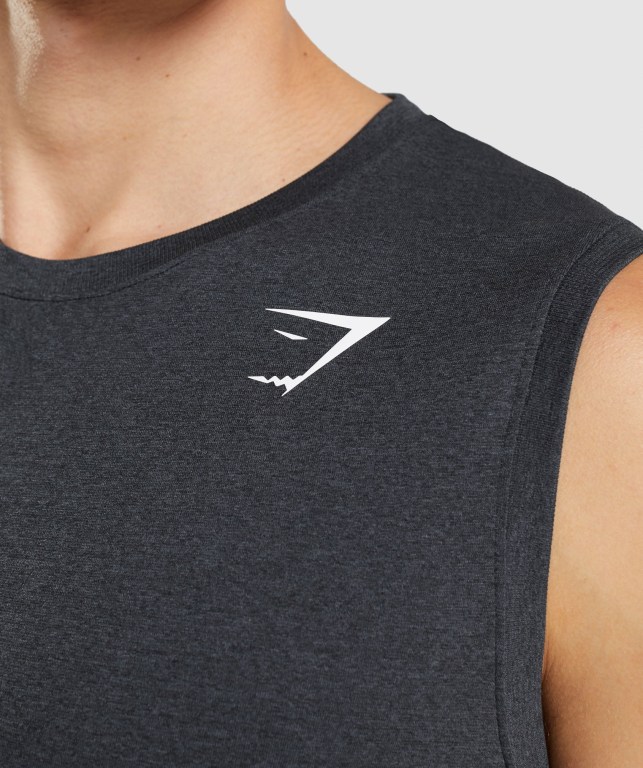 Gymshark Arrival Seamless Atlet Erkek Siyah | 698-XFKIOH