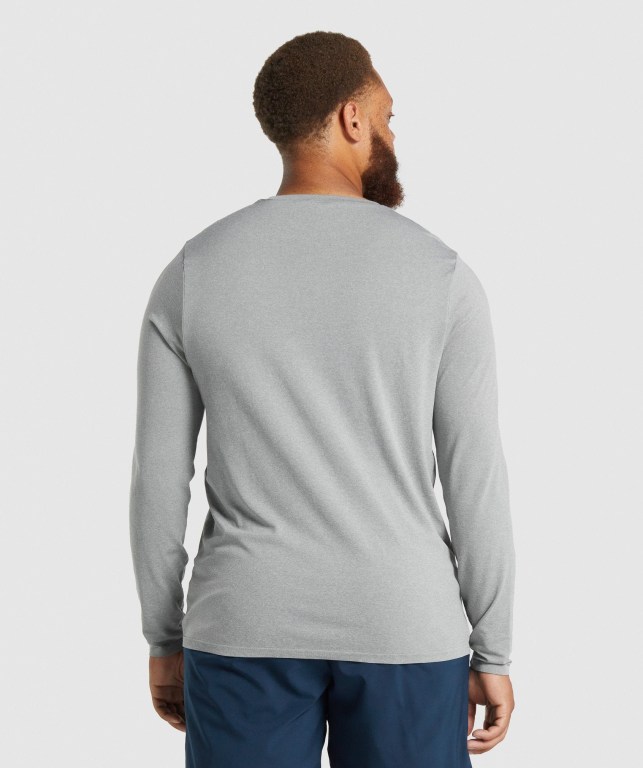 Gymshark Arrival Seamless Tişört Erkek Gri | 365-QWBERL