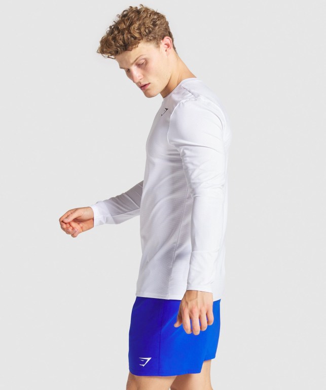 Gymshark Arrival Tişört Erkek Beyaz | 750-XMSRYC