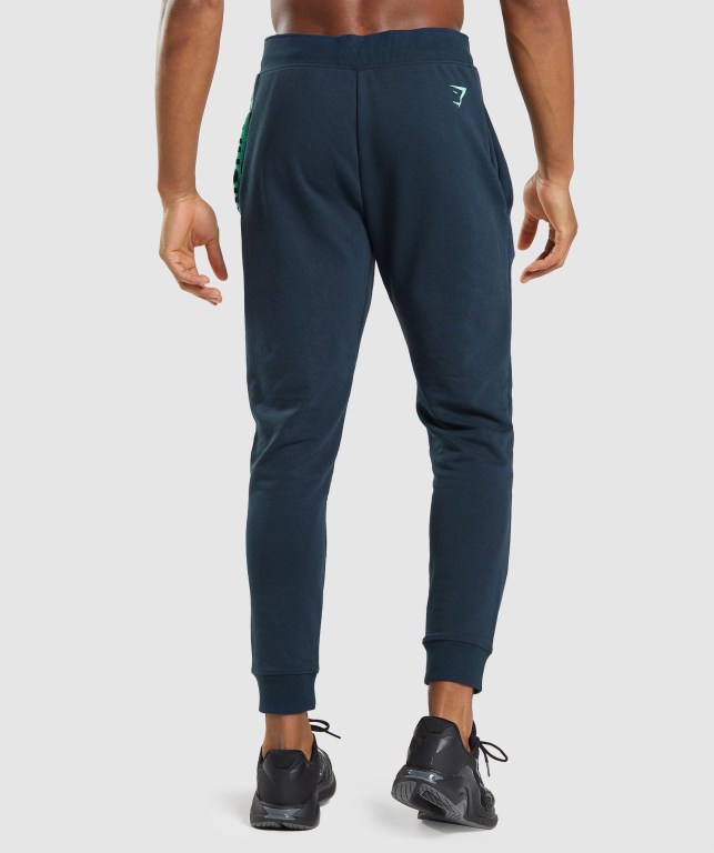 Gymshark Bold Jogger Pantolon Erkek Lacivert | 478-YPNIJE