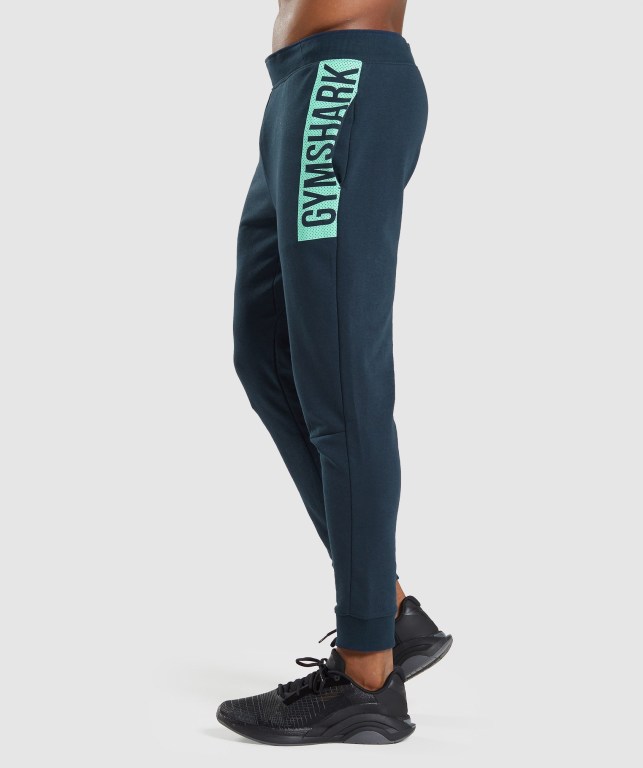 Gymshark Bold Jogger Pantolon Erkek Lacivert | 478-YPNIJE