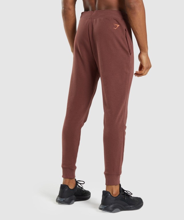 Gymshark Bold Jogger Pantolon Erkek Pembe Kahverengi | 756-MOEBKQ