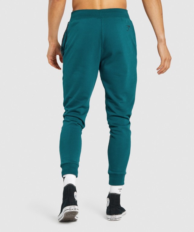 Gymshark Bold Jogger Pantolon Erkek Turkuaz | 029-HMXCAU