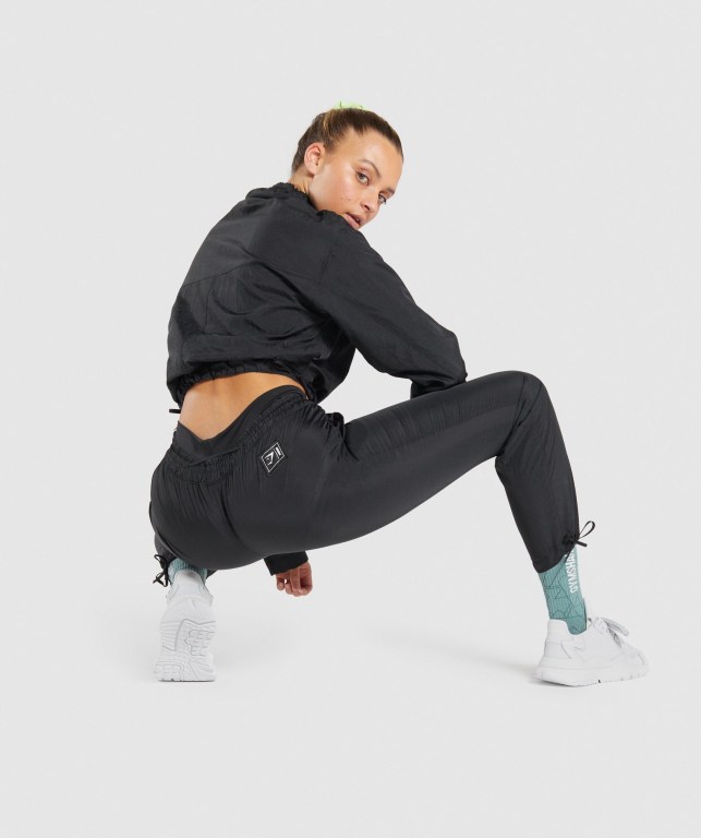 Gymshark CTY Jogger Pantolon Kadın Siyah | 129-ISPFHX