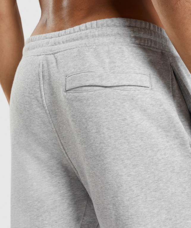 Gymshark Crest Jogger Pantolon Erkek Açık Gri | 127-OBVUHX