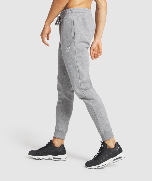 Gymshark Crest Jogger Pantolon Erkek Gri | 248-ERMIQP