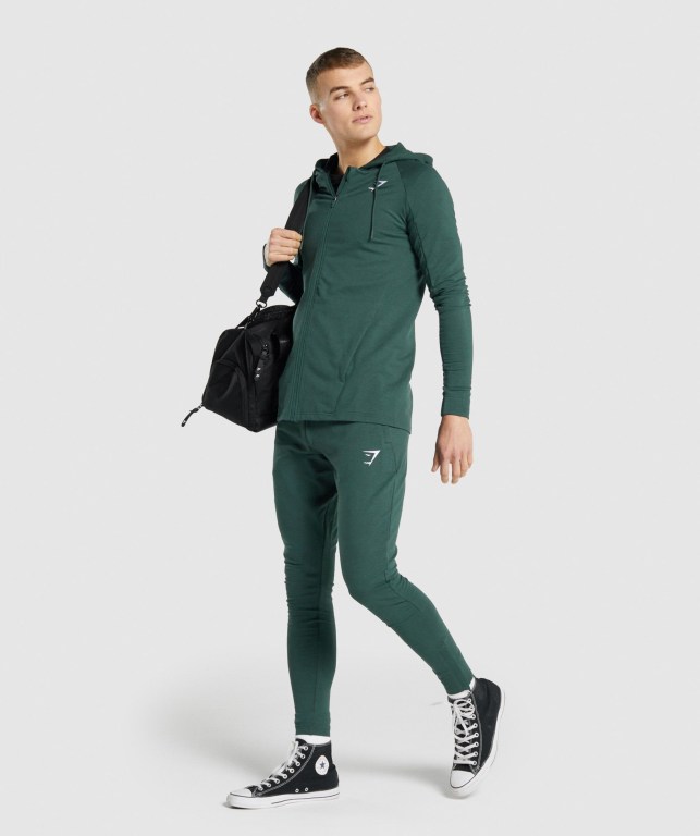 Gymshark Critical 2.0 Jogger Pantolon Erkek Koyu Yeşil | 249-TCWQPB