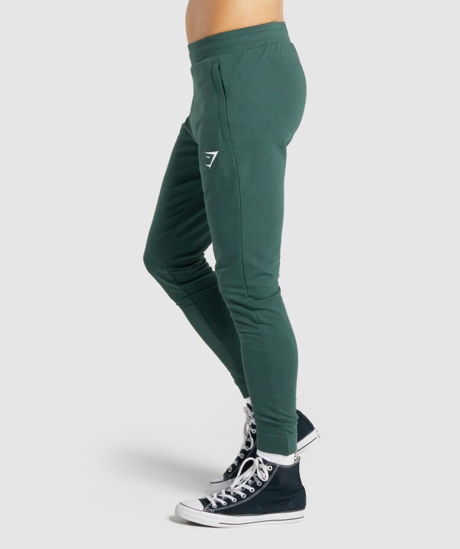 Gymshark Critical 2.0 Jogger Pantolon Erkek Koyu Yeşil | 492-EMPUZT