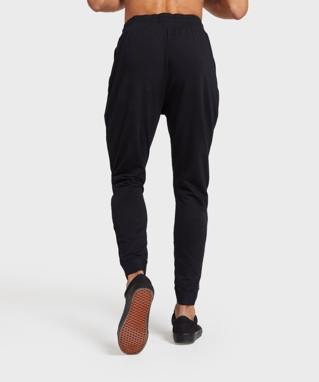 Gymshark Critical Zip Jogger Pantolon Erkek Siyah | 624-UMVODB