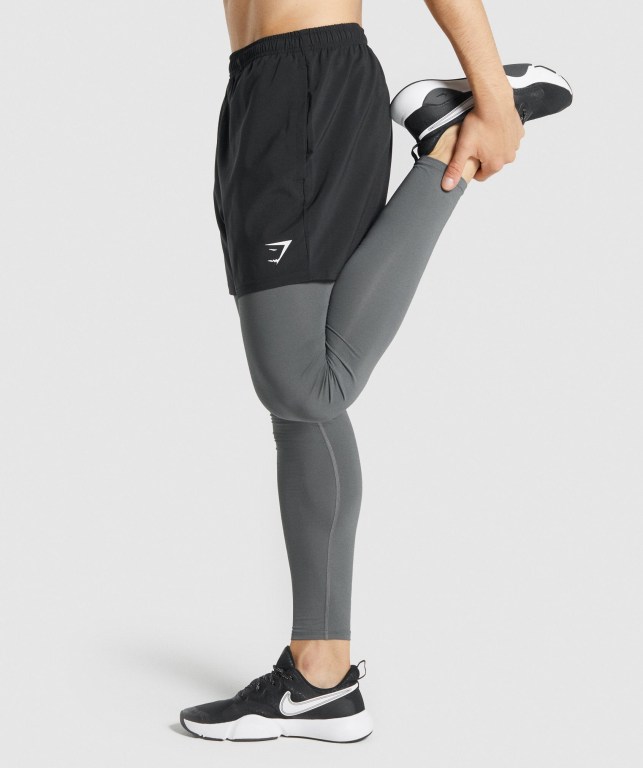 Gymshark Element Baselayer Jogger Pantolon Erkek Gri | 352-RLOVWJ