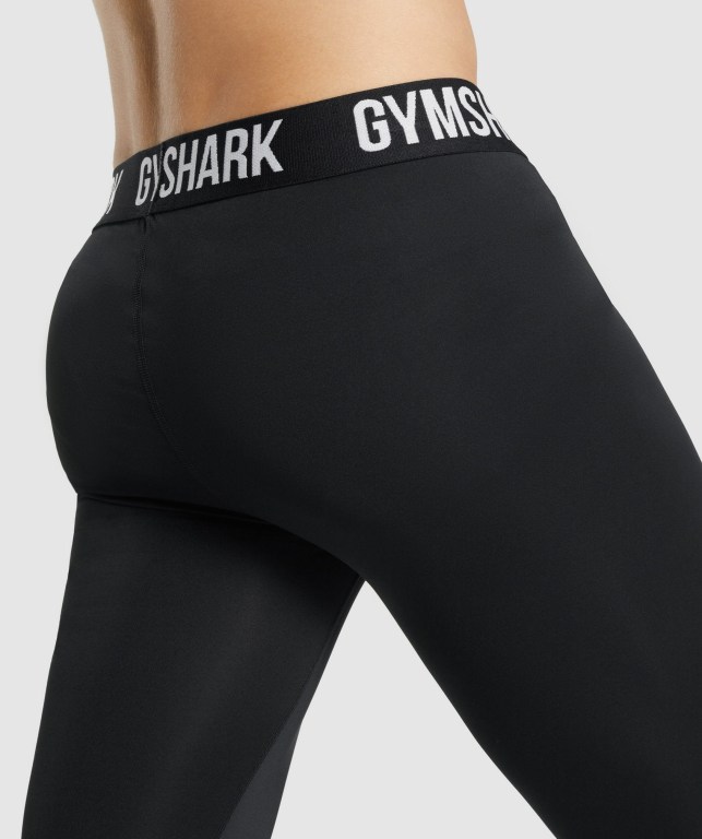 Gymshark Element Baselayer Jogger Pantolon Erkek Siyah | 893-DMXAIW