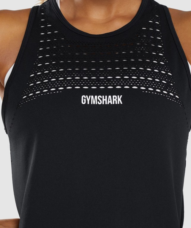 Gymshark Energy Seamless Loose Atlet Kadın Siyah | 902-CJTQDN