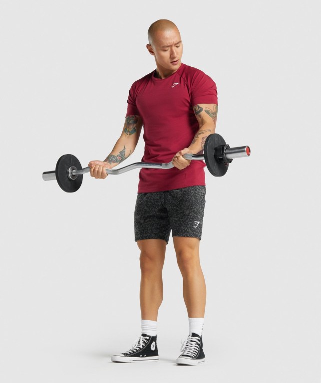 Gymshark Essential 7” Şort Erkek Gri | 346-CMSFQZ