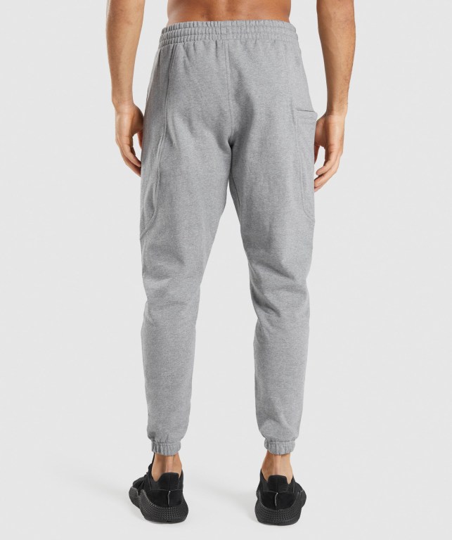 Gymshark Essential Oversized Jogger Pantolon Erkek Gri | 649-MPIONY