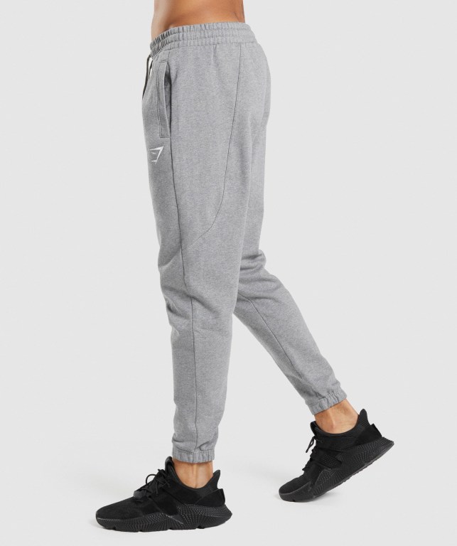 Gymshark Essential Oversized Jogger Pantolon Erkek Gri | 649-MPIONY