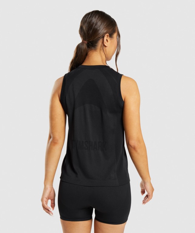 Gymshark Flex Loose Top Atlet Kadın Siyah | 706-WIONZH