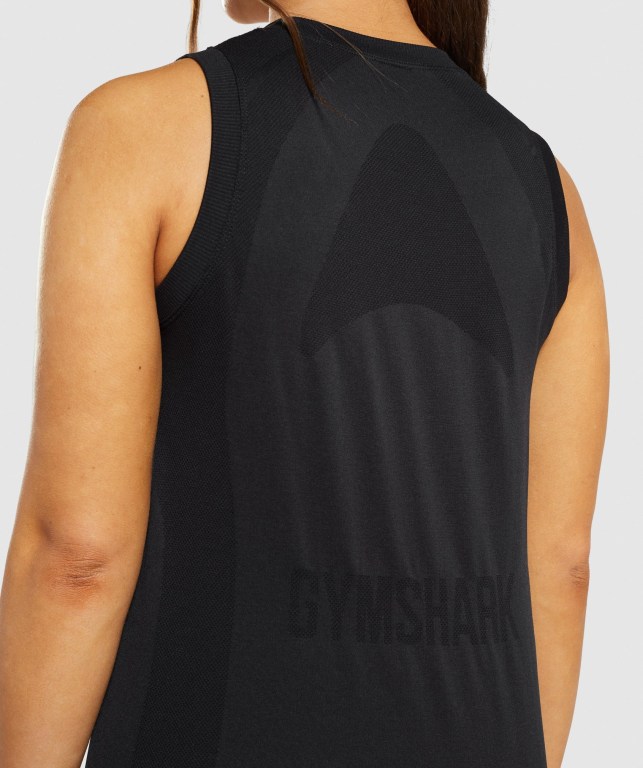 Gymshark Flex Loose Top Atlet Kadın Siyah | 706-WIONZH