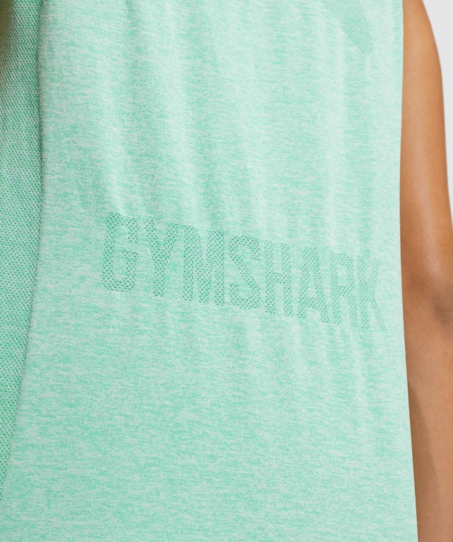 Gymshark Flex Loose Top Atlet Kadın Yeşil | 158-KWGQCJ