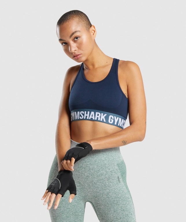 Gymshark Flex Spor Sütyeni Kadın Lacivert | 105-IYGSUX