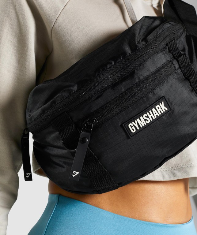 Gymshark GS Cross Body Çanta & Sırt Çantası Kadın Siyah | 027-HYLQXF